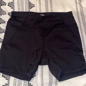 Black biker shorts